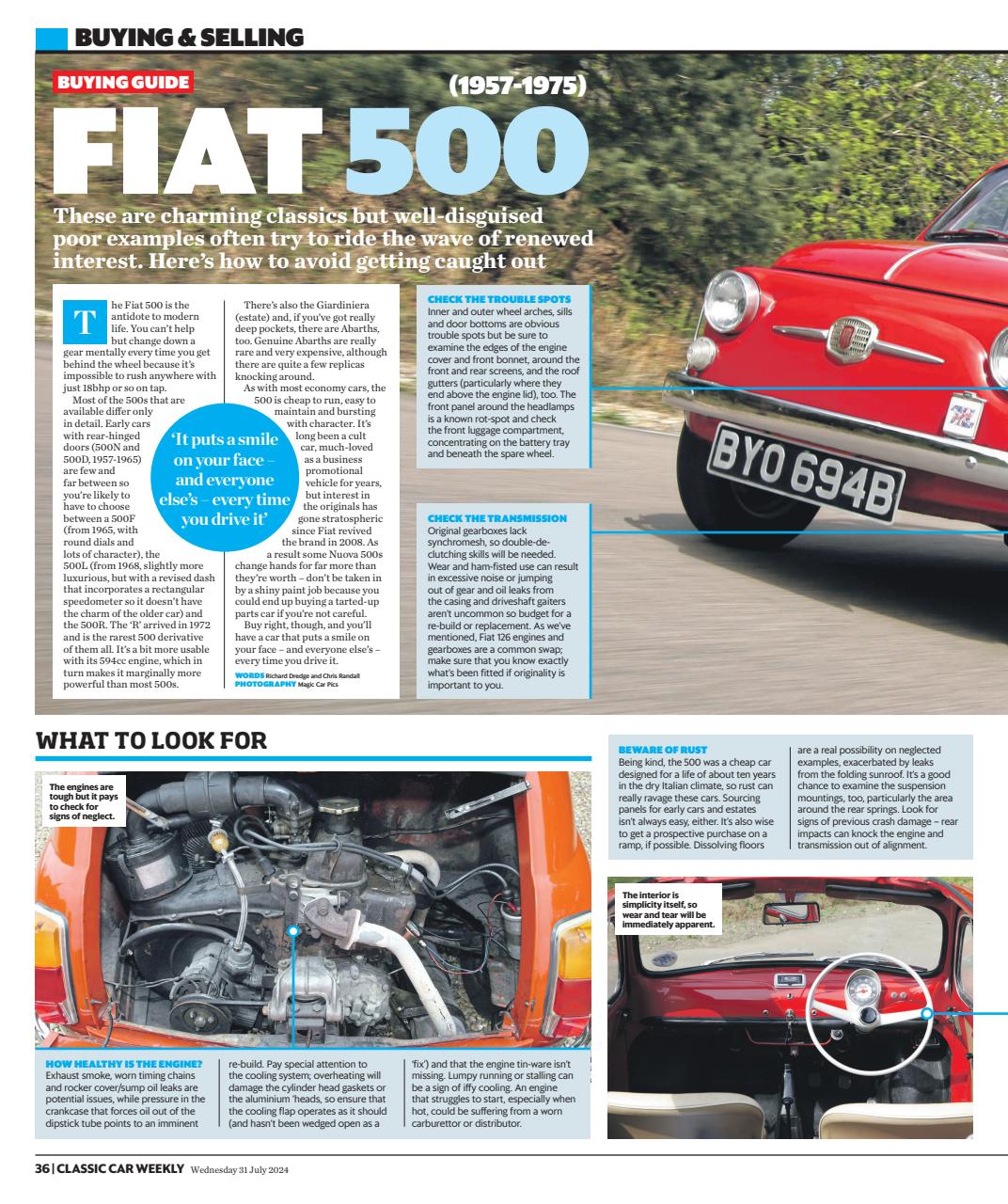 Classic Car Weekly Preview Pages