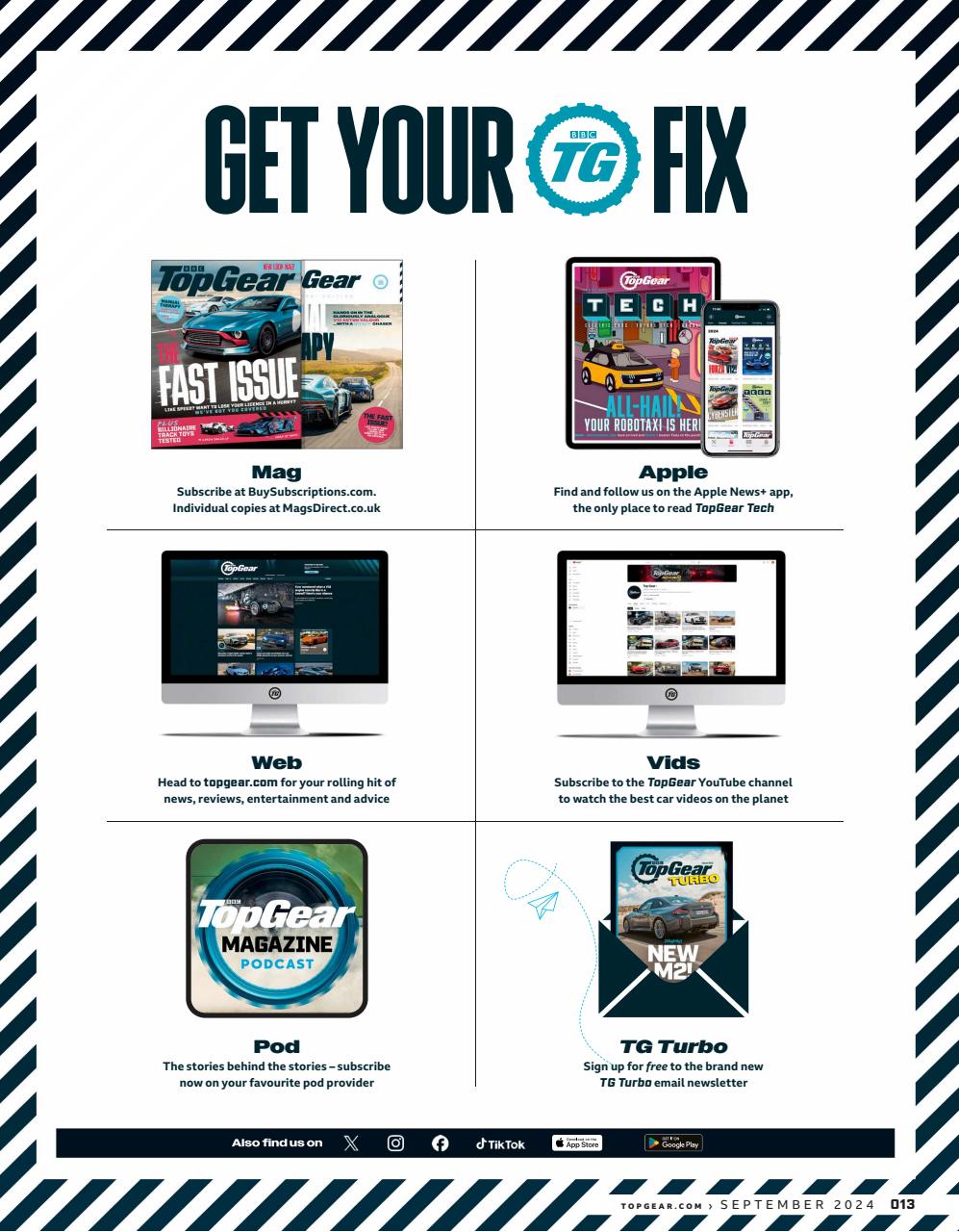BBC Top Gear Magazine Preview Pages