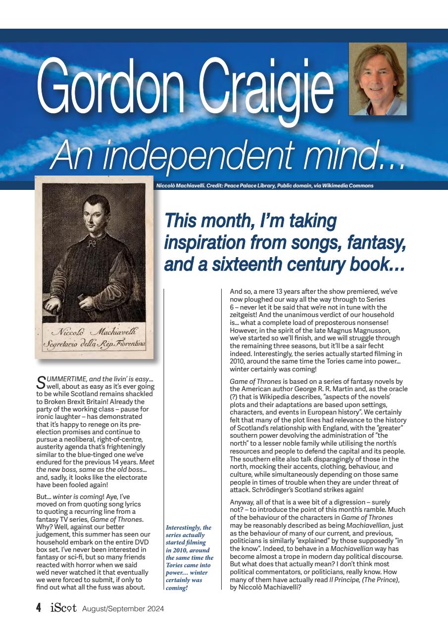 iScot Magazine Preview Pages