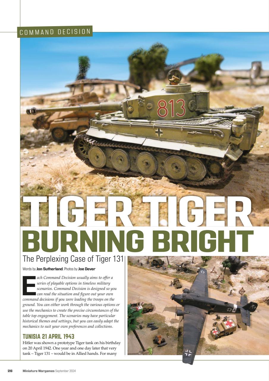 Miniature Wargames Preview Pages