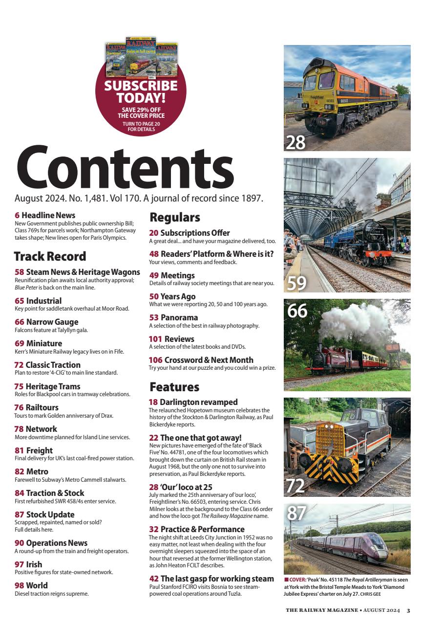 Railway Magazine Preview Pages