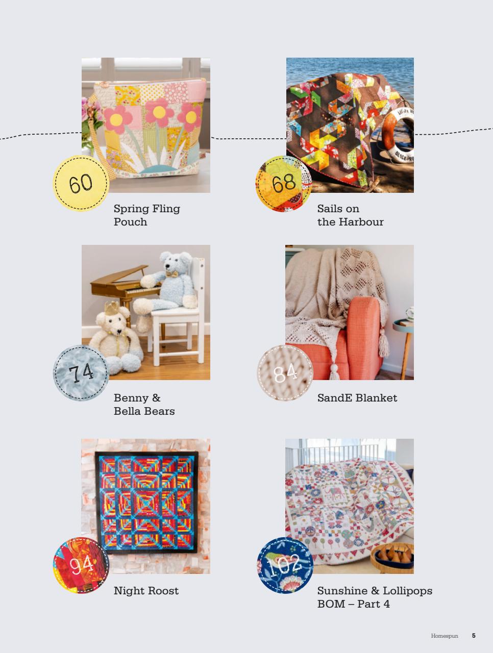 Homespun Preview Pages