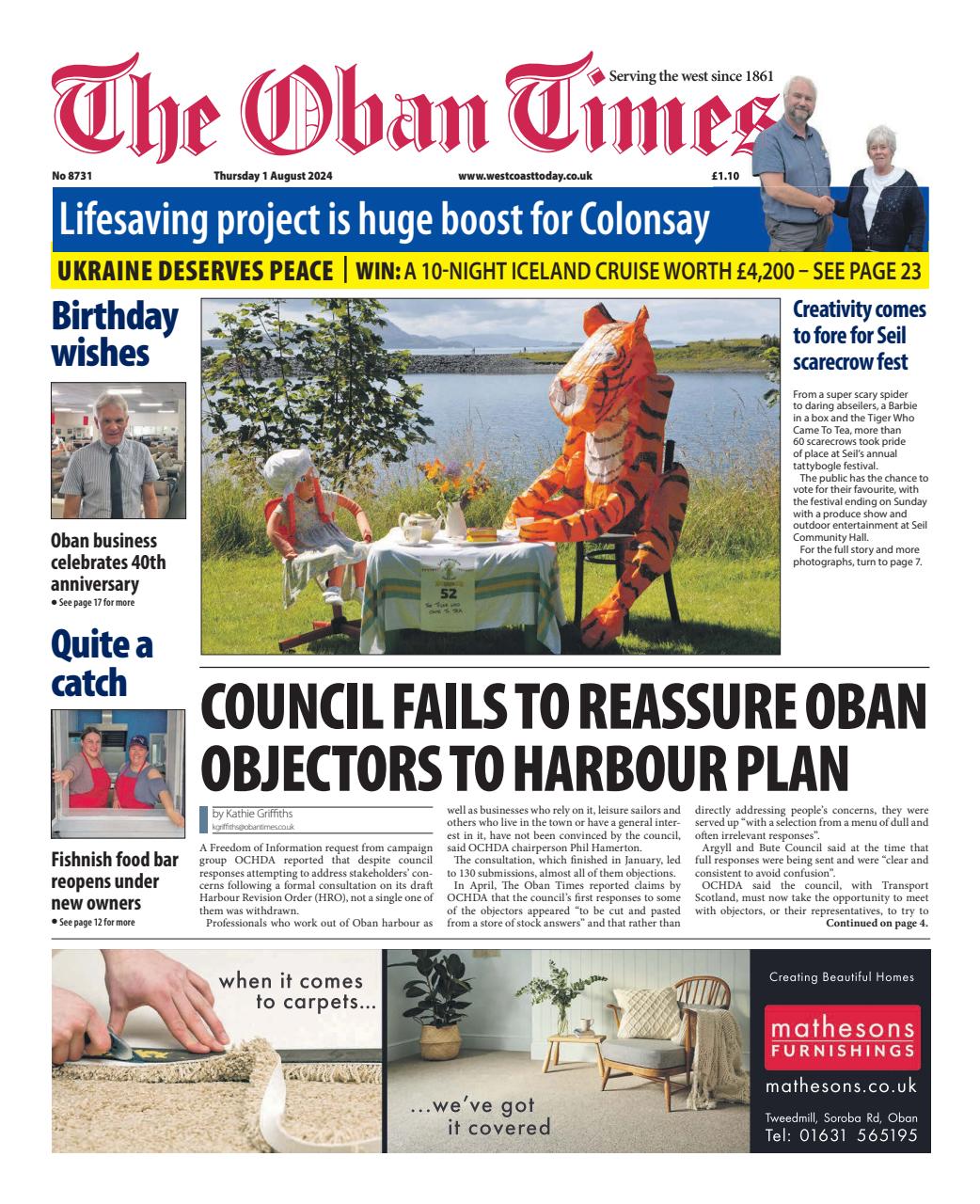 The Oban Times & Lochaber Times Preview Pages