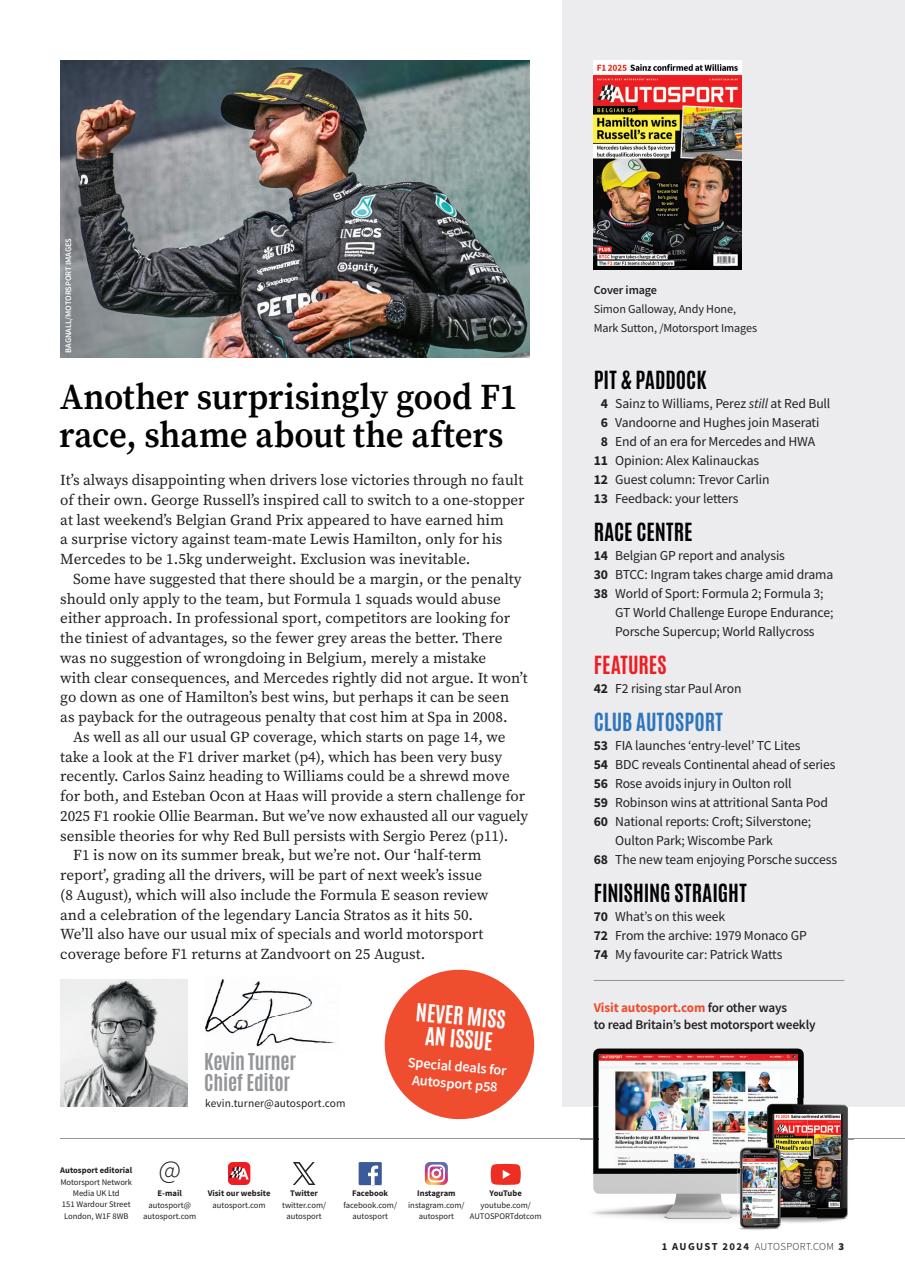Autosport Preview Pages