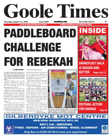 Goole Times issue August 1st 2024