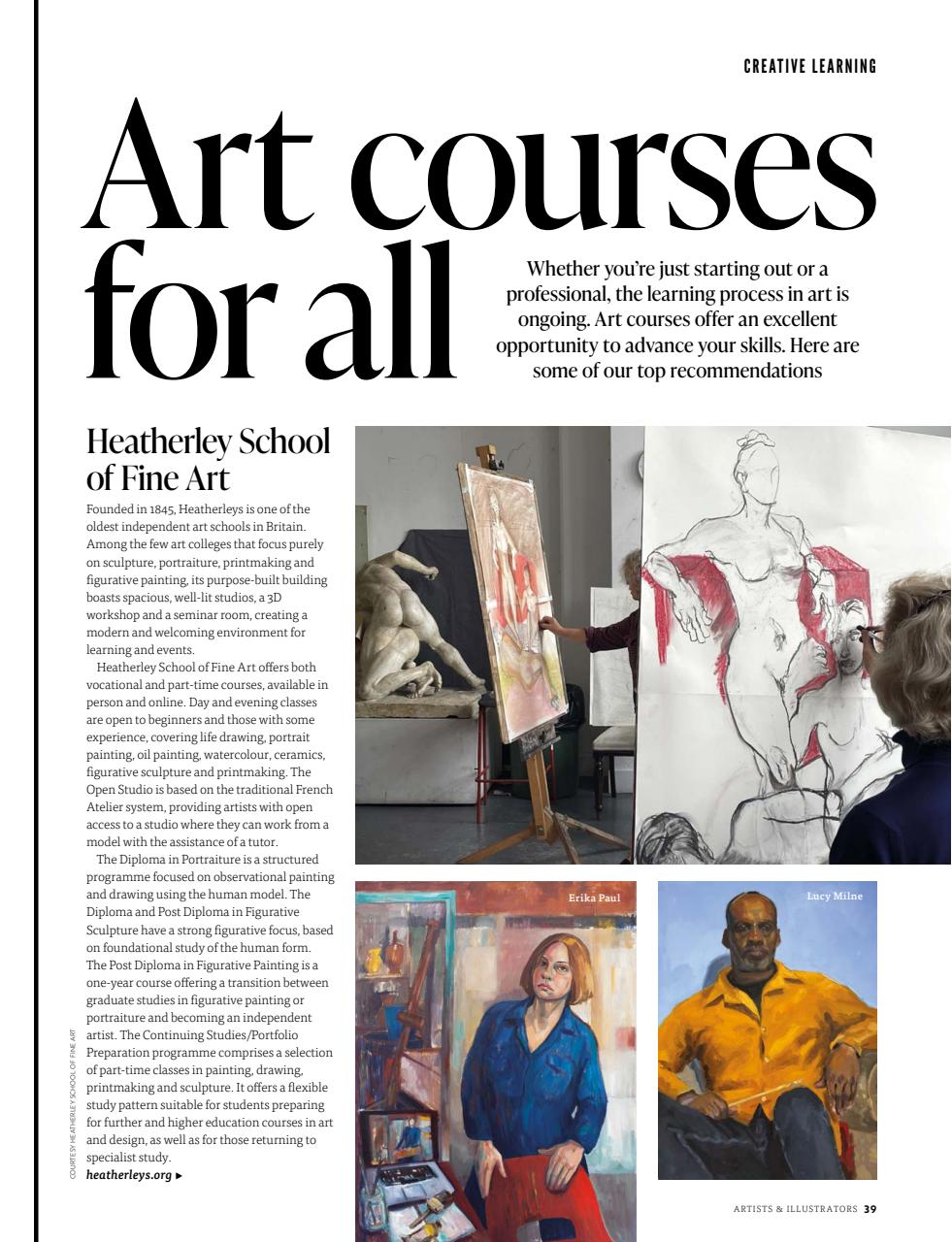 Artists & Illustrators Preview Pages