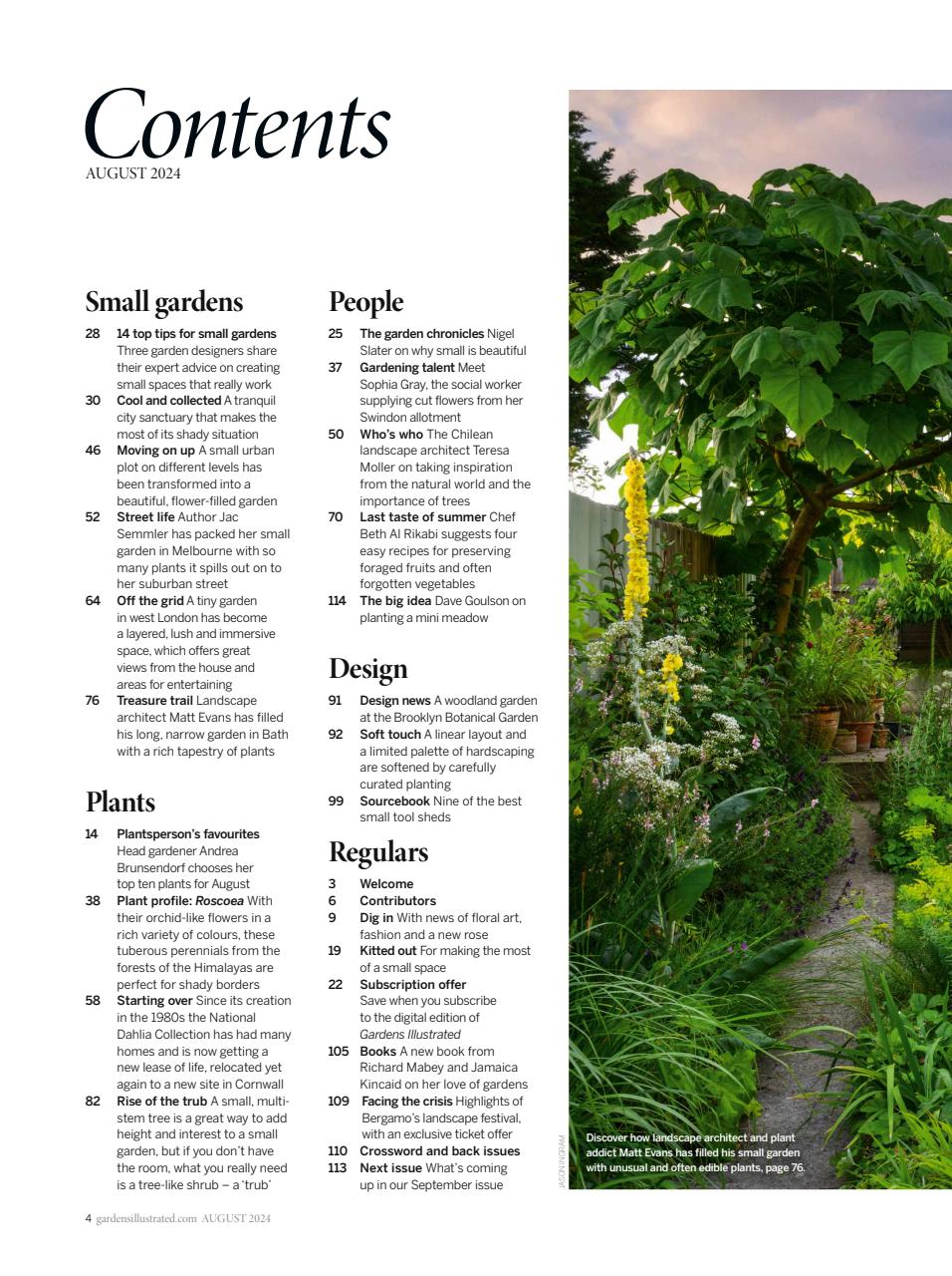 Gardens Illustrated Preview Pages