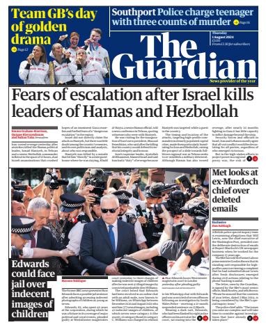 The Guardian Newspaper issue Thursday, August 1, 2024