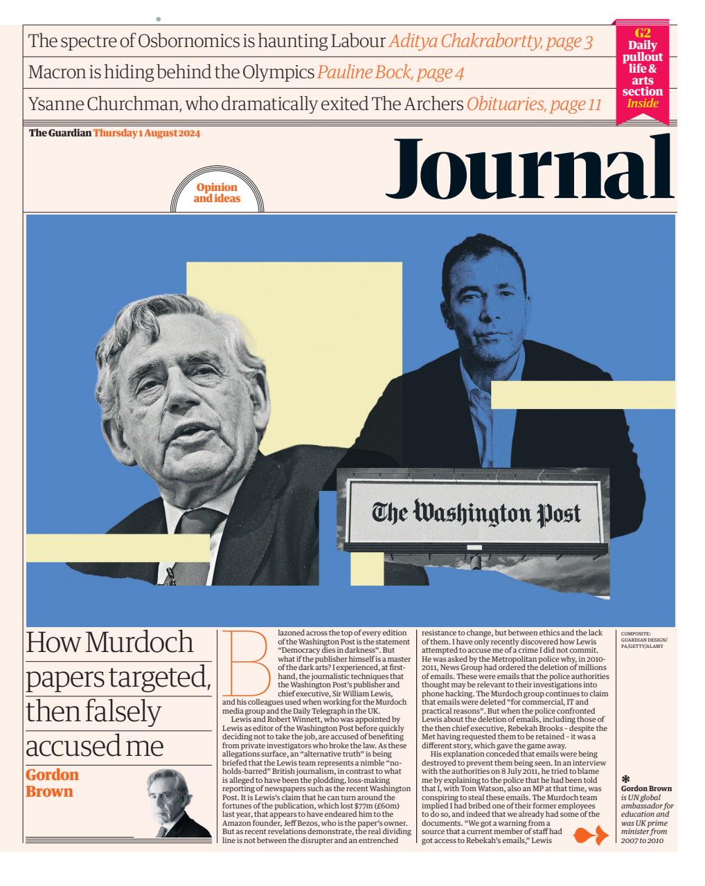 The Guardian Newspaper Preview Pages
