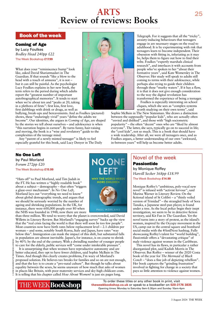 The Week Preview Pages