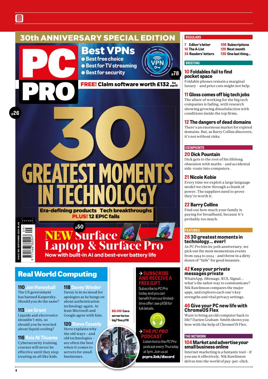 PC Pro Preview Pages