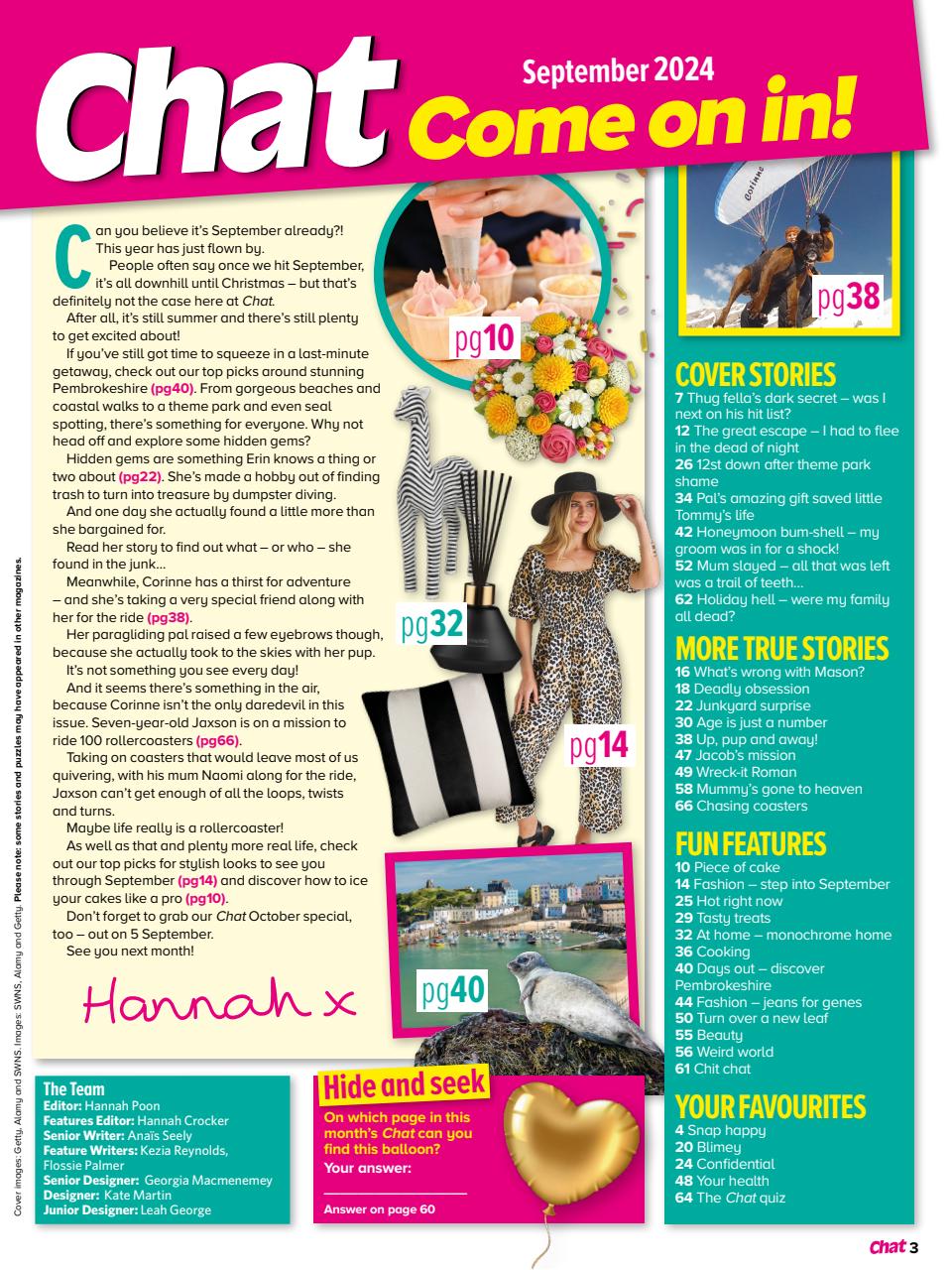 Chat Specials Preview Pages