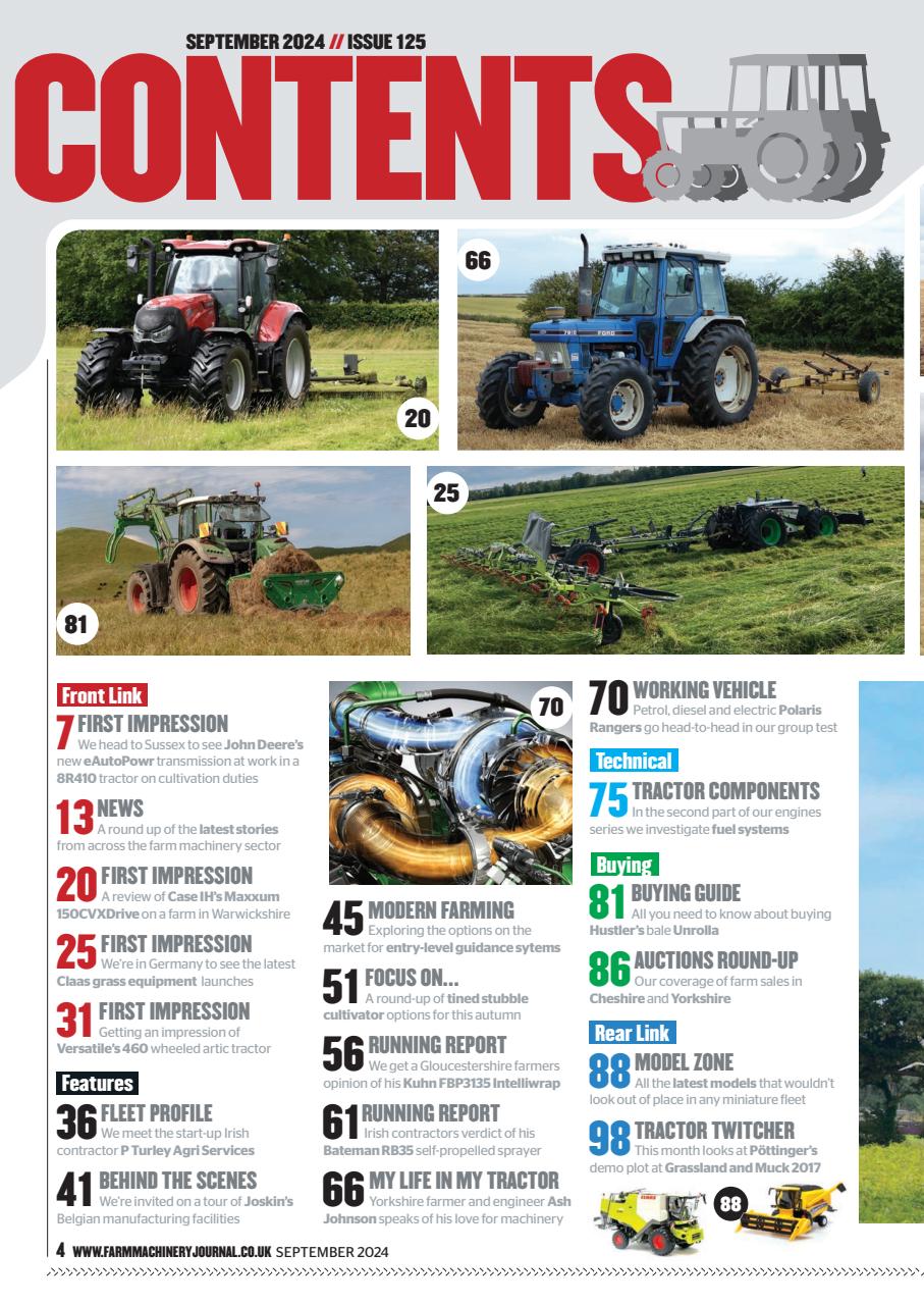 Farm Machinery Journal Preview Pages