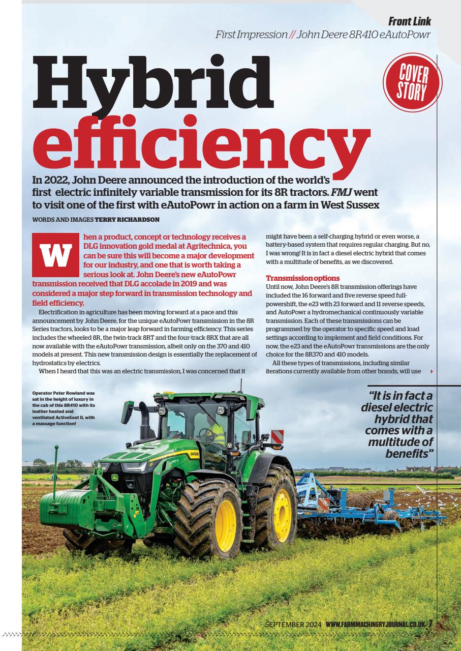 Farm Machinery Journal Preview Pages