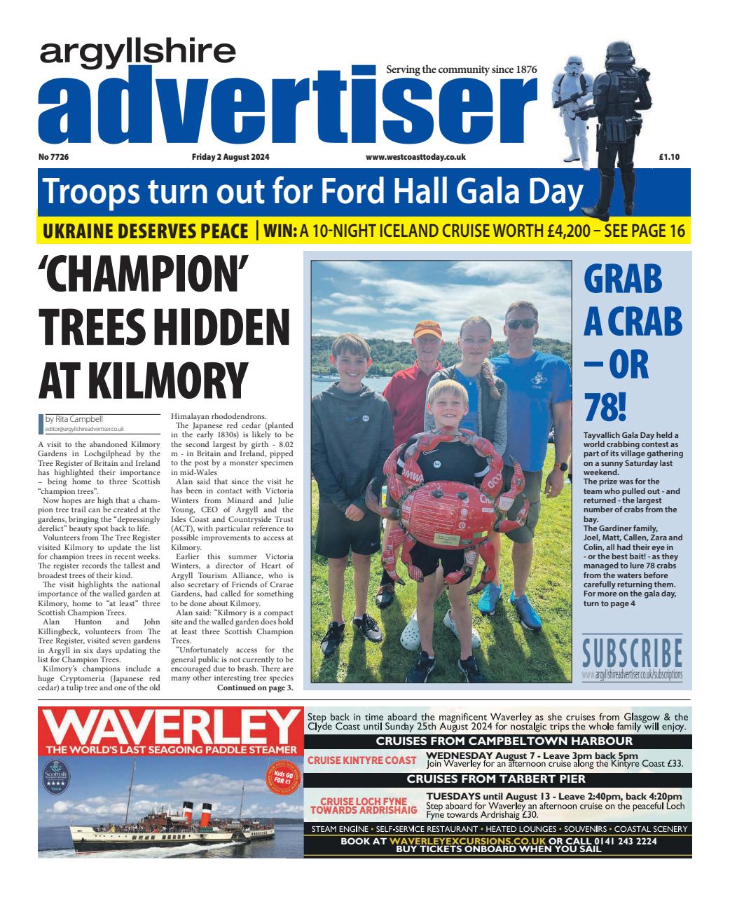 Argyllshire Advertiser Preview Pages
