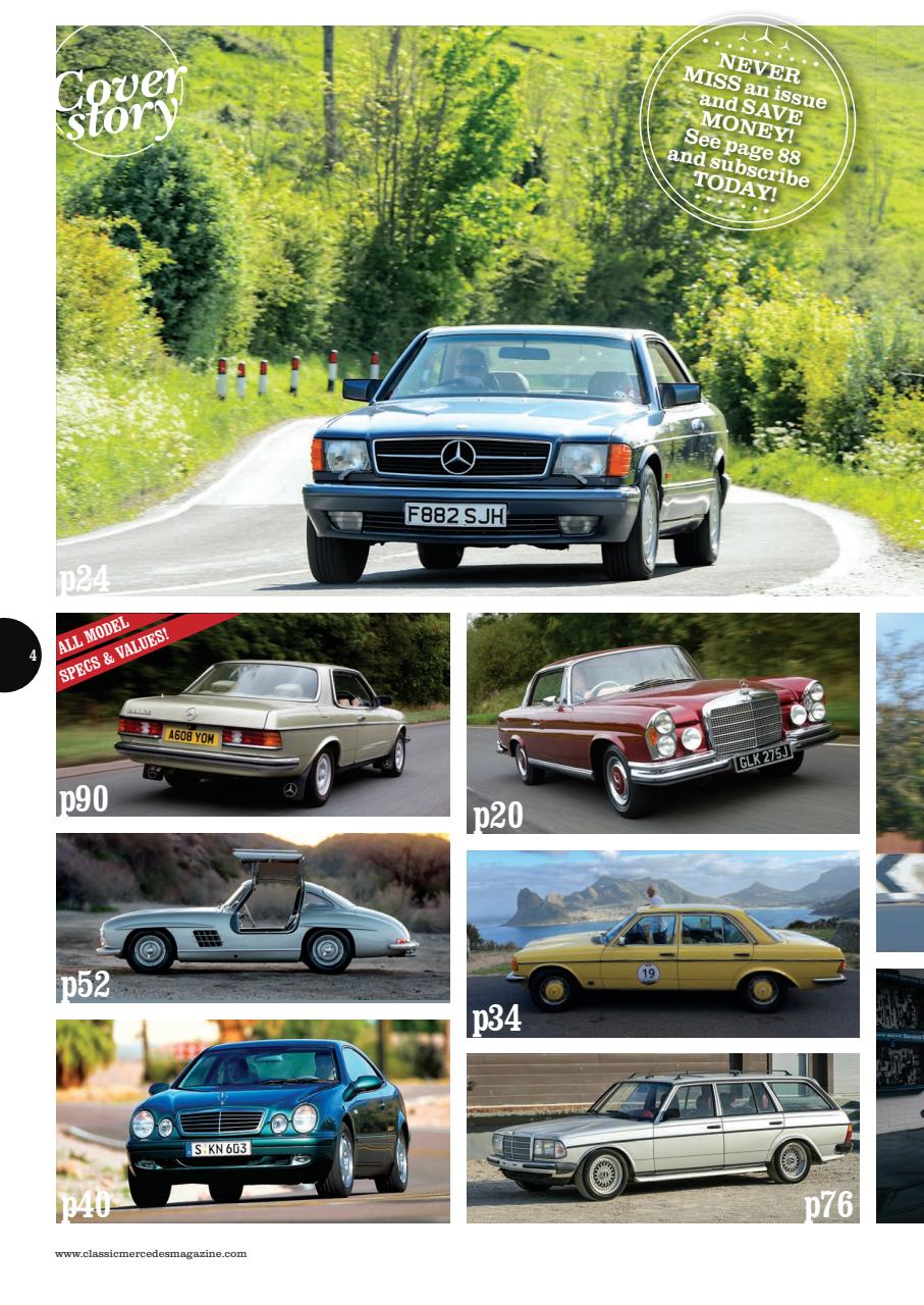 Classic Mercedes Preview Pages