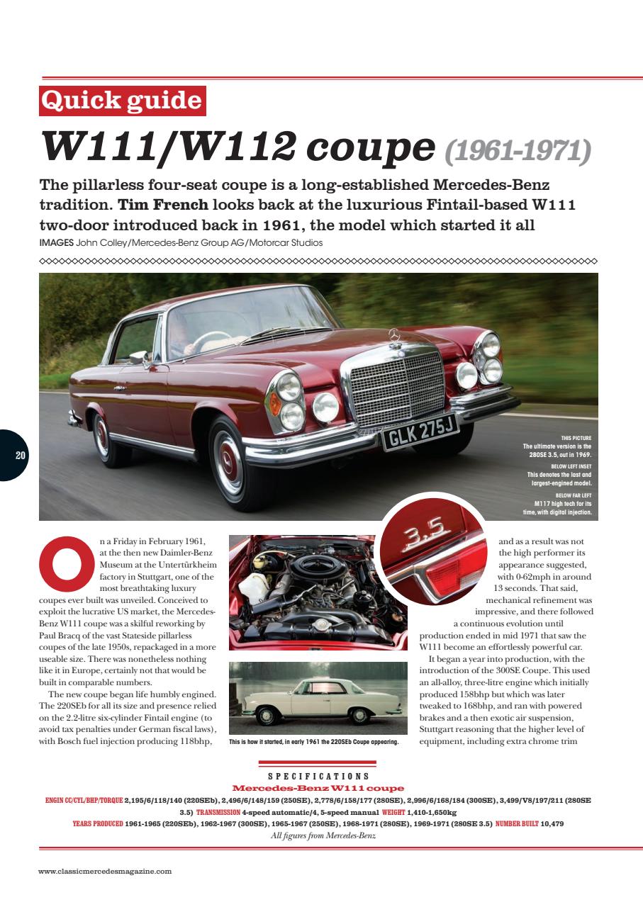 Classic Mercedes Preview Pages
