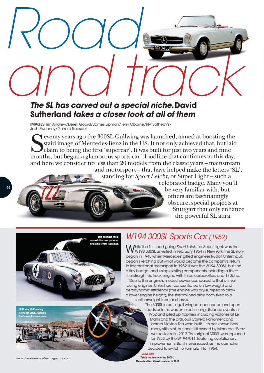 Classic Mercedes Preview Pages