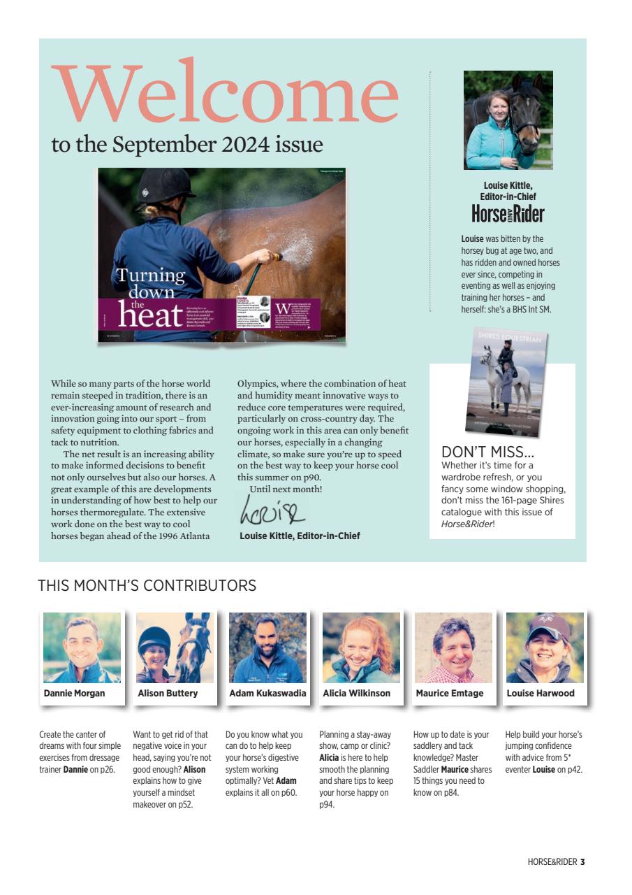 Horse&Rider Magazine - UK equestrian magazine for Horse and Rider Preview Pages