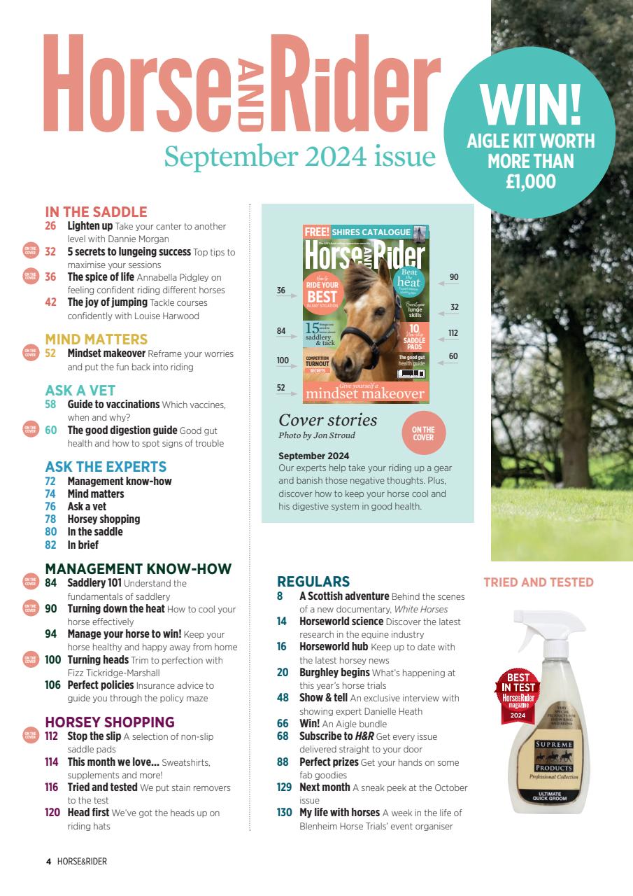 Horse&Rider Magazine - UK equestrian magazine for Horse and Rider Preview Pages