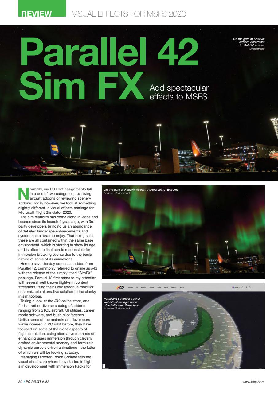 PC Pilot Preview Pages