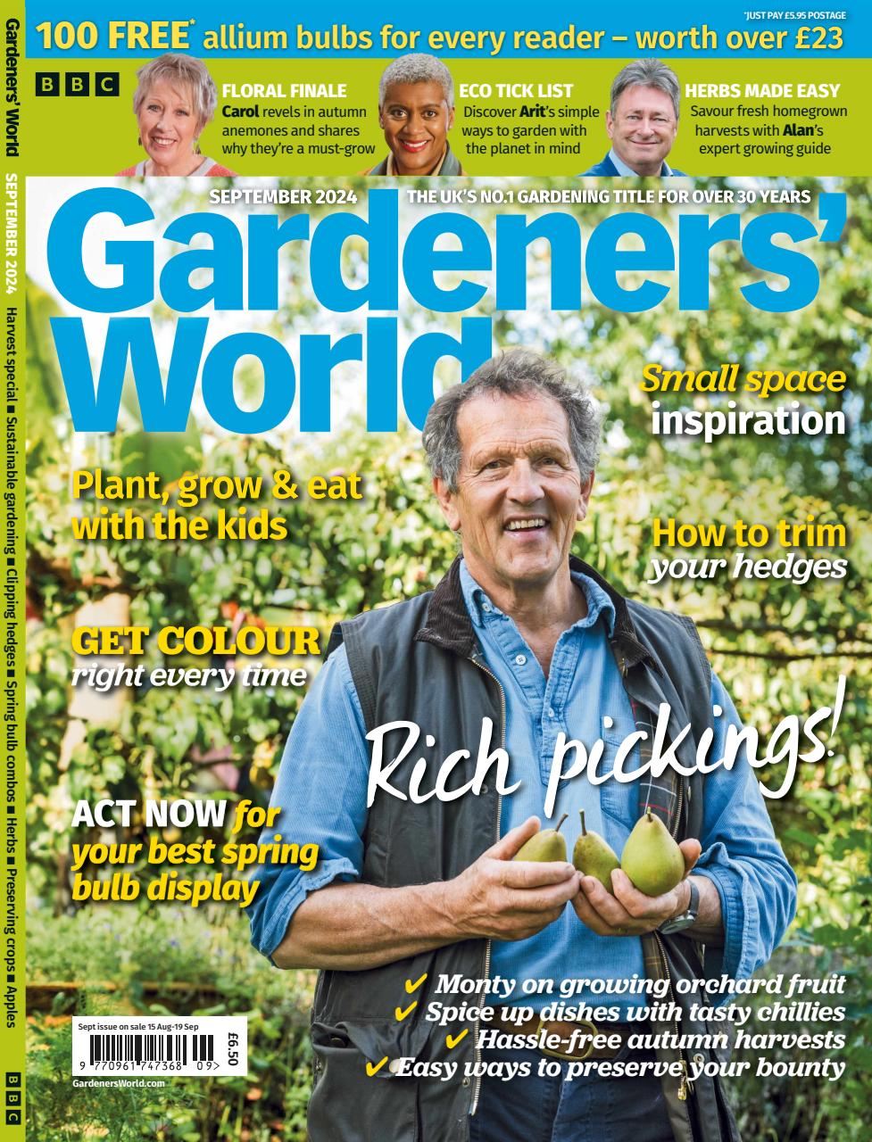 BBC Gardeners’ World Magazine Preview Pages
