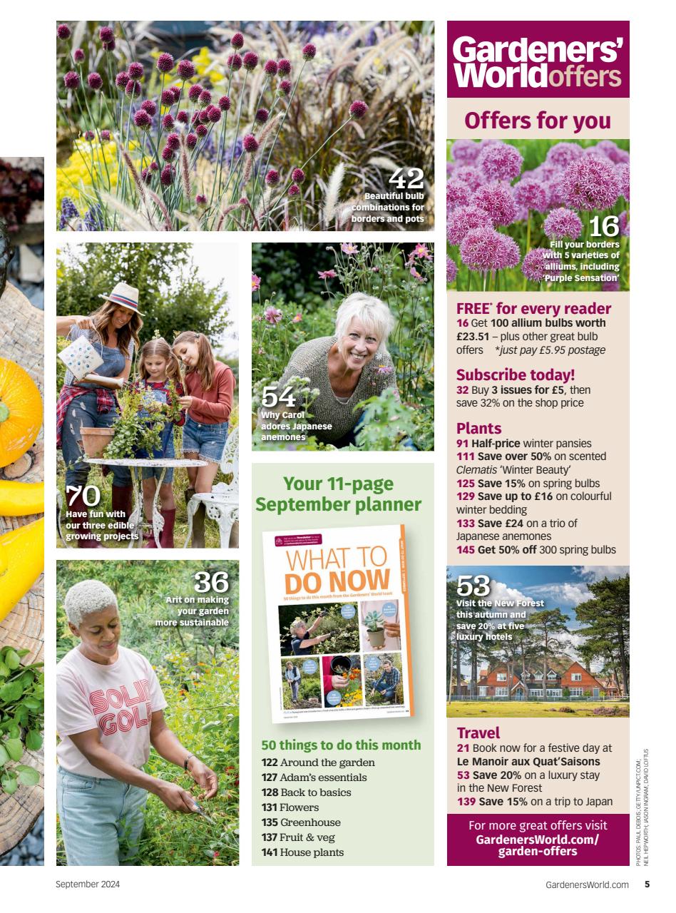 BBC Gardeners’ World Magazine Preview Pages
