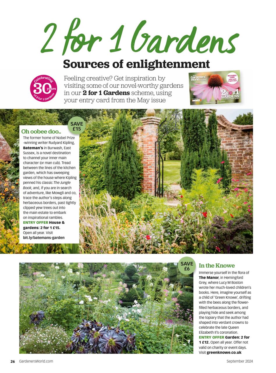 BBC Gardeners’ World Magazine Preview Pages