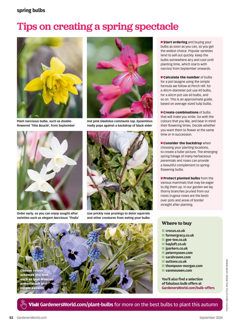 BBC Gardeners’ World Magazine Preview Pages