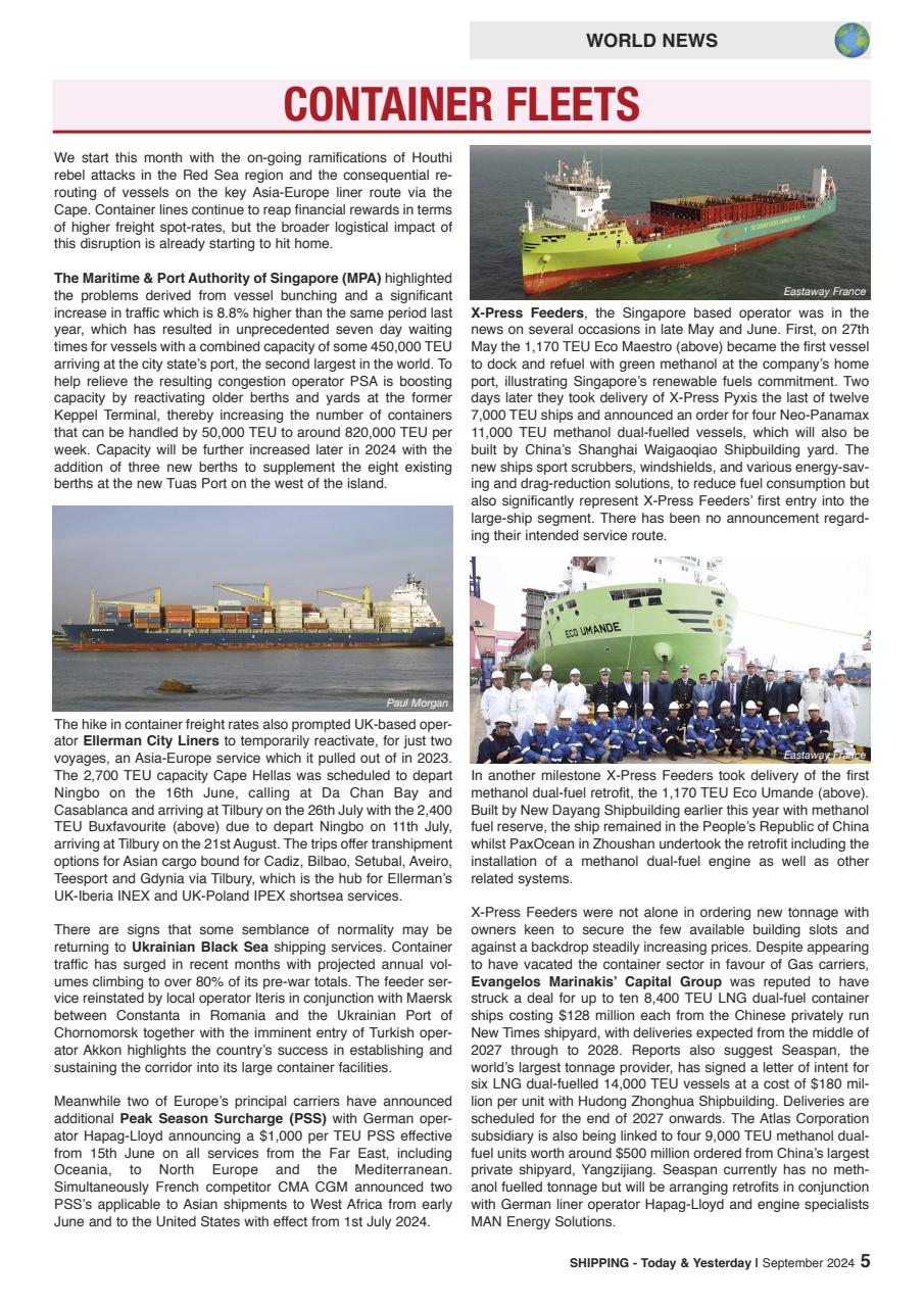 Shipping Today & Yesterday Preview Pages