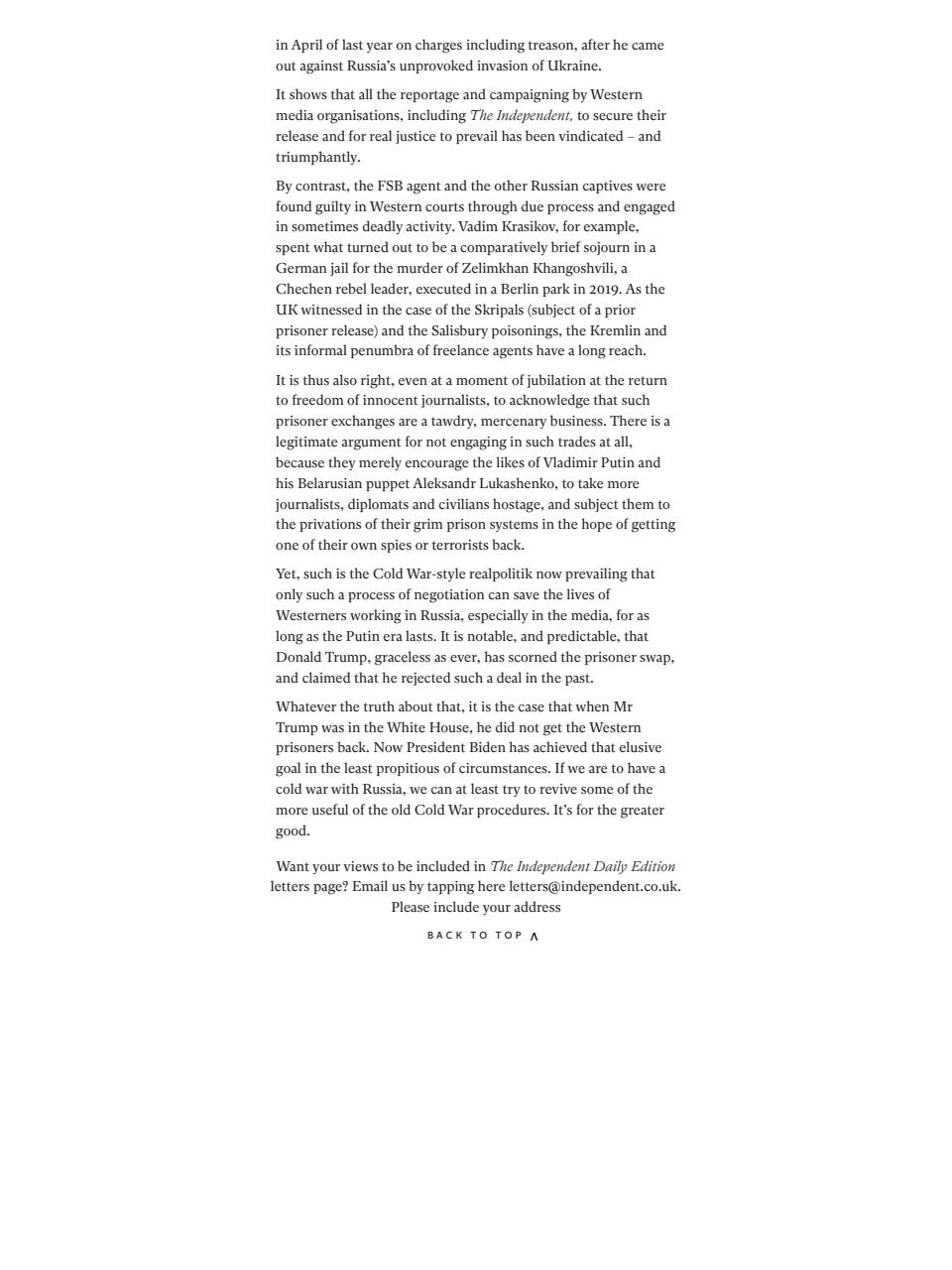 The Independent Daily Edition Newspaper Preview Pages