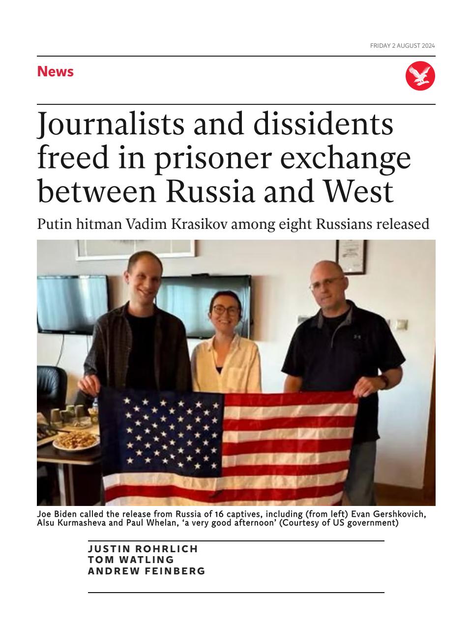 The Independent Daily Edition Newspaper Preview Pages