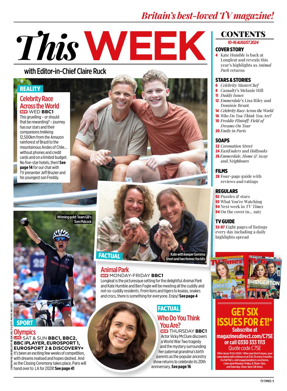 TV Times Preview Pages