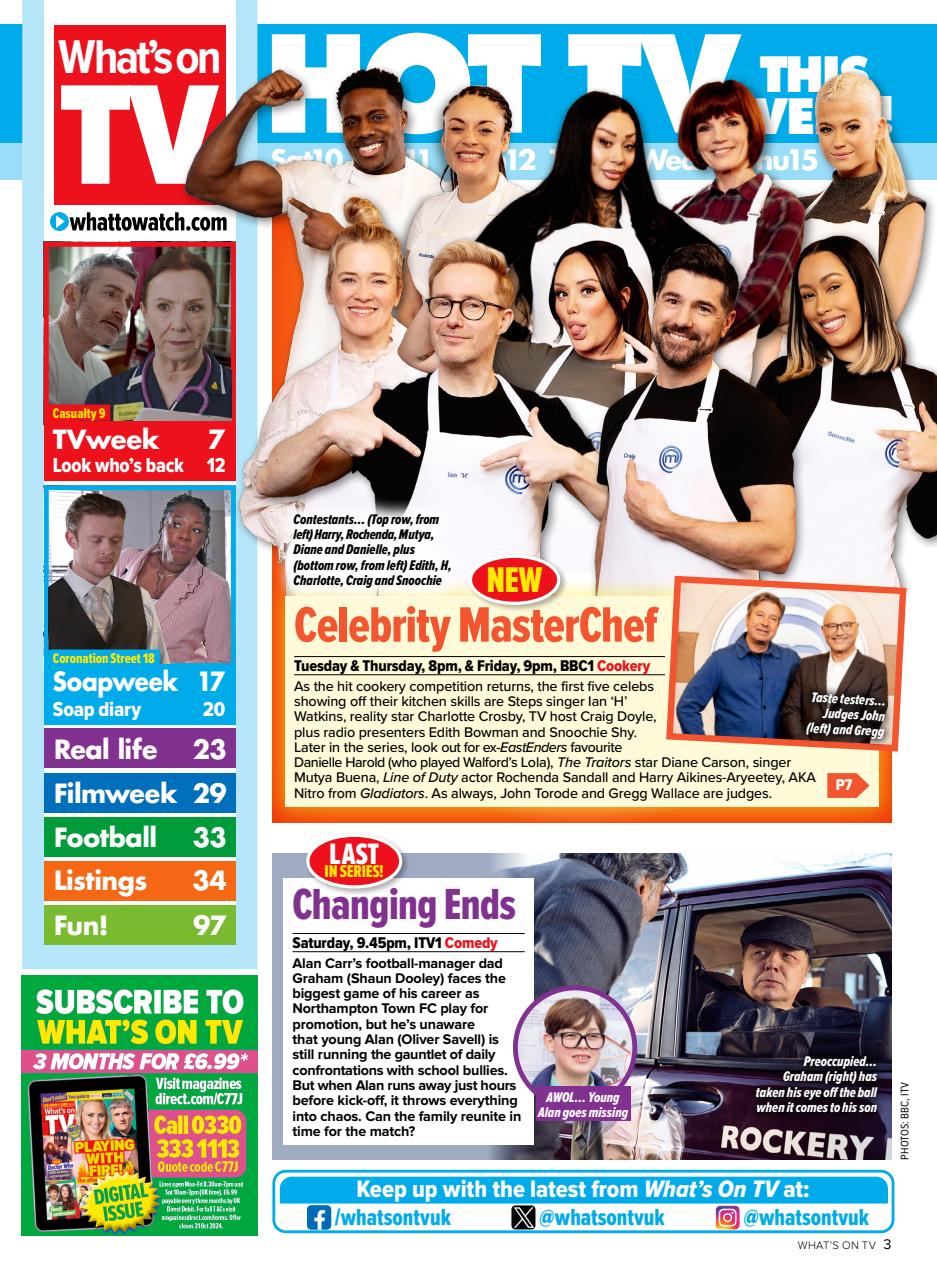 What's on TV Preview Pages