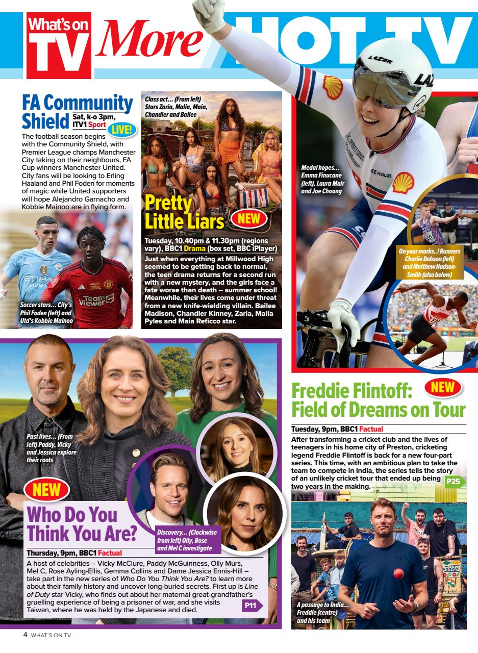 What's on TV Preview Pages