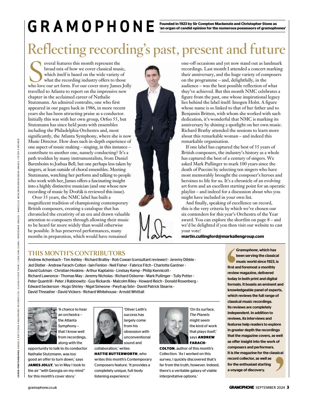 Gramophone Preview Pages