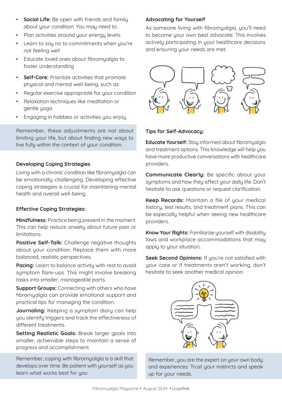 Fibromyalgia Magazine Preview Pages