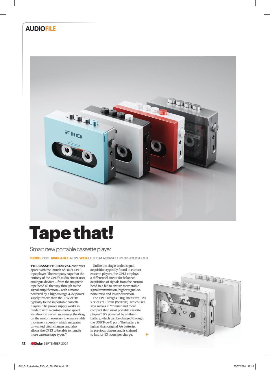 Hi-Fi Choice Preview Pages