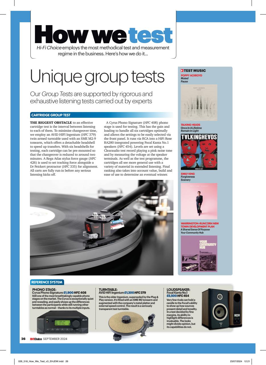 Hi-Fi Choice Preview Pages
