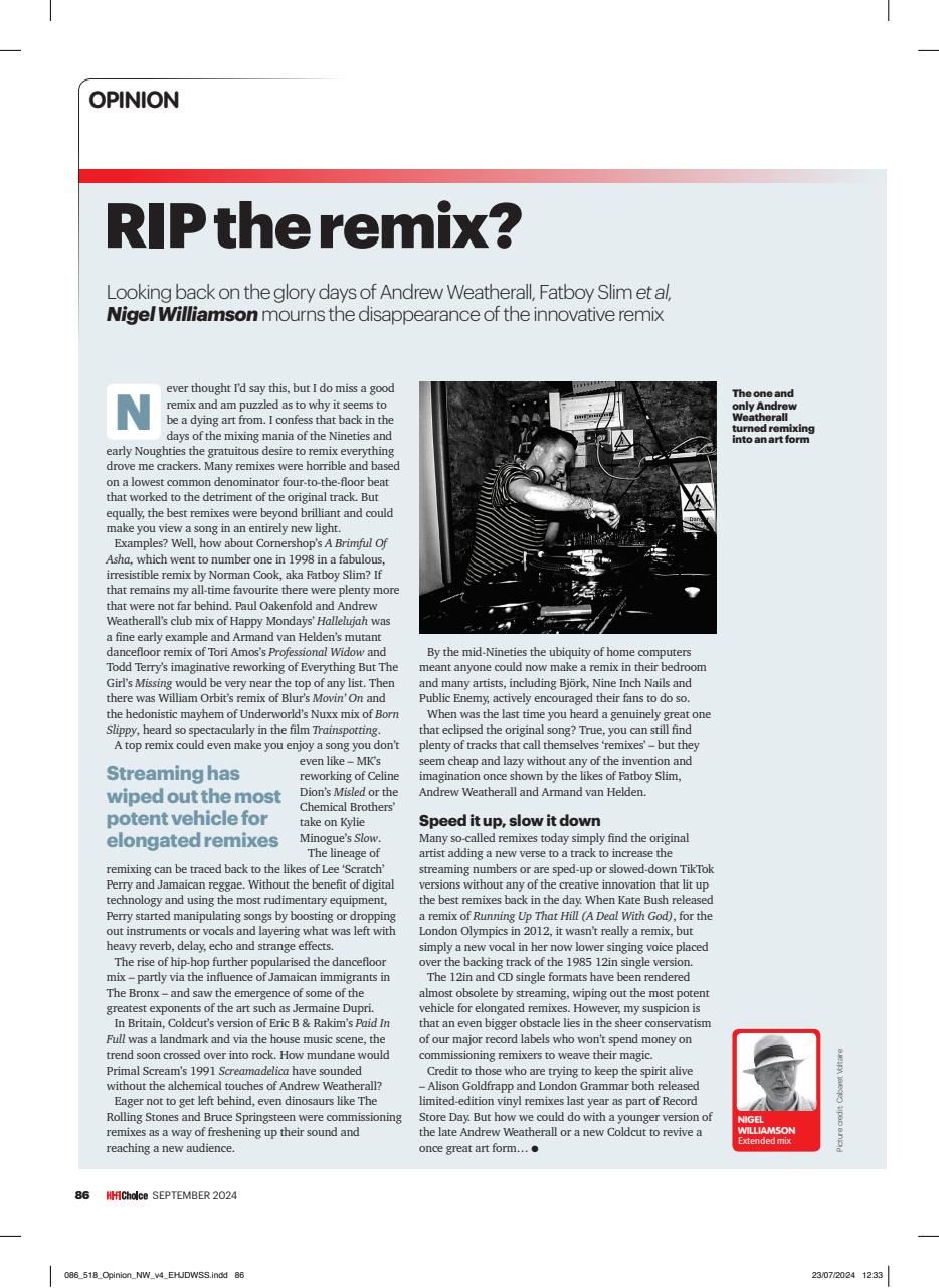 Hi-Fi Choice Preview Pages