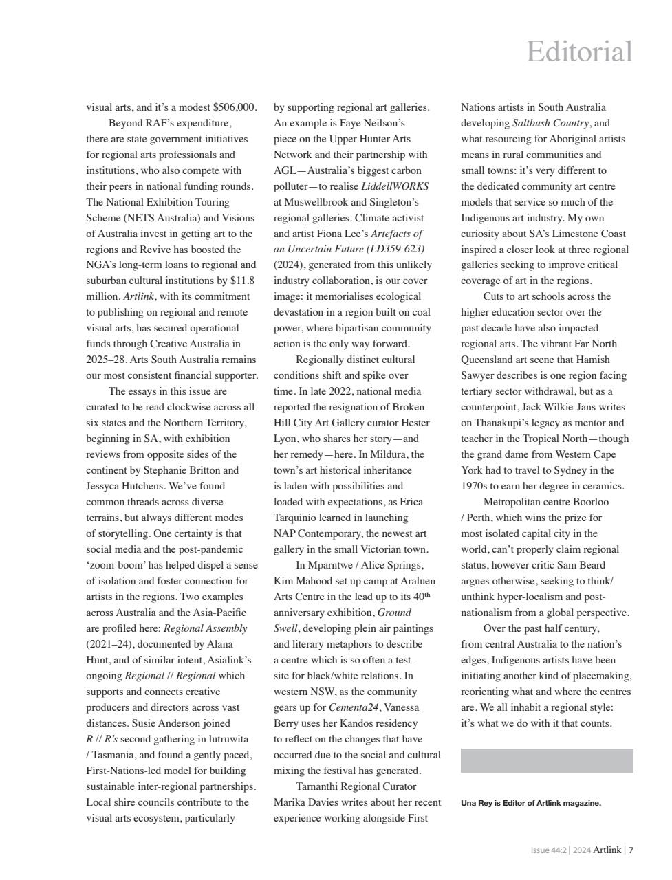 Artlink Magazine Preview Pages