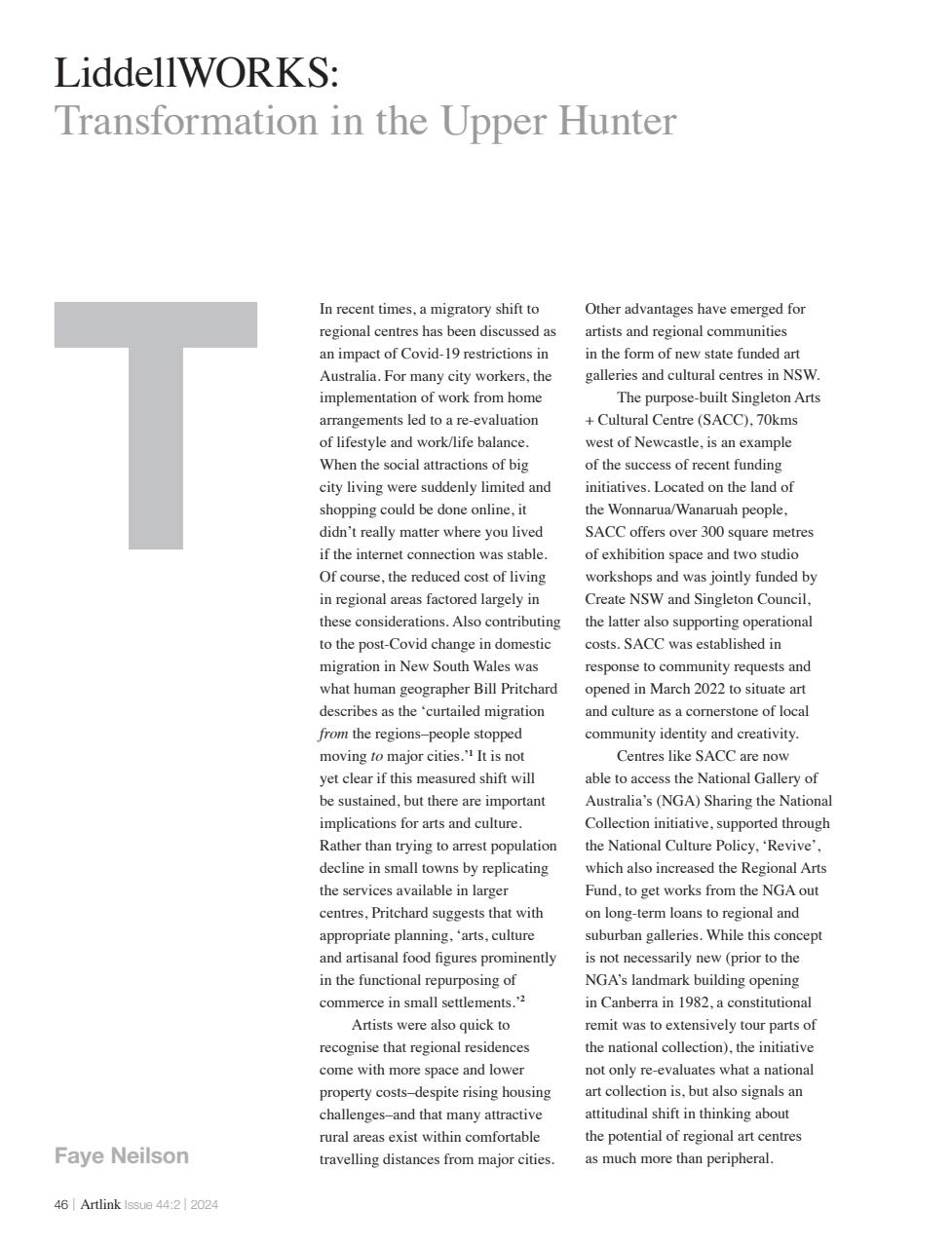 Artlink Magazine Preview Pages