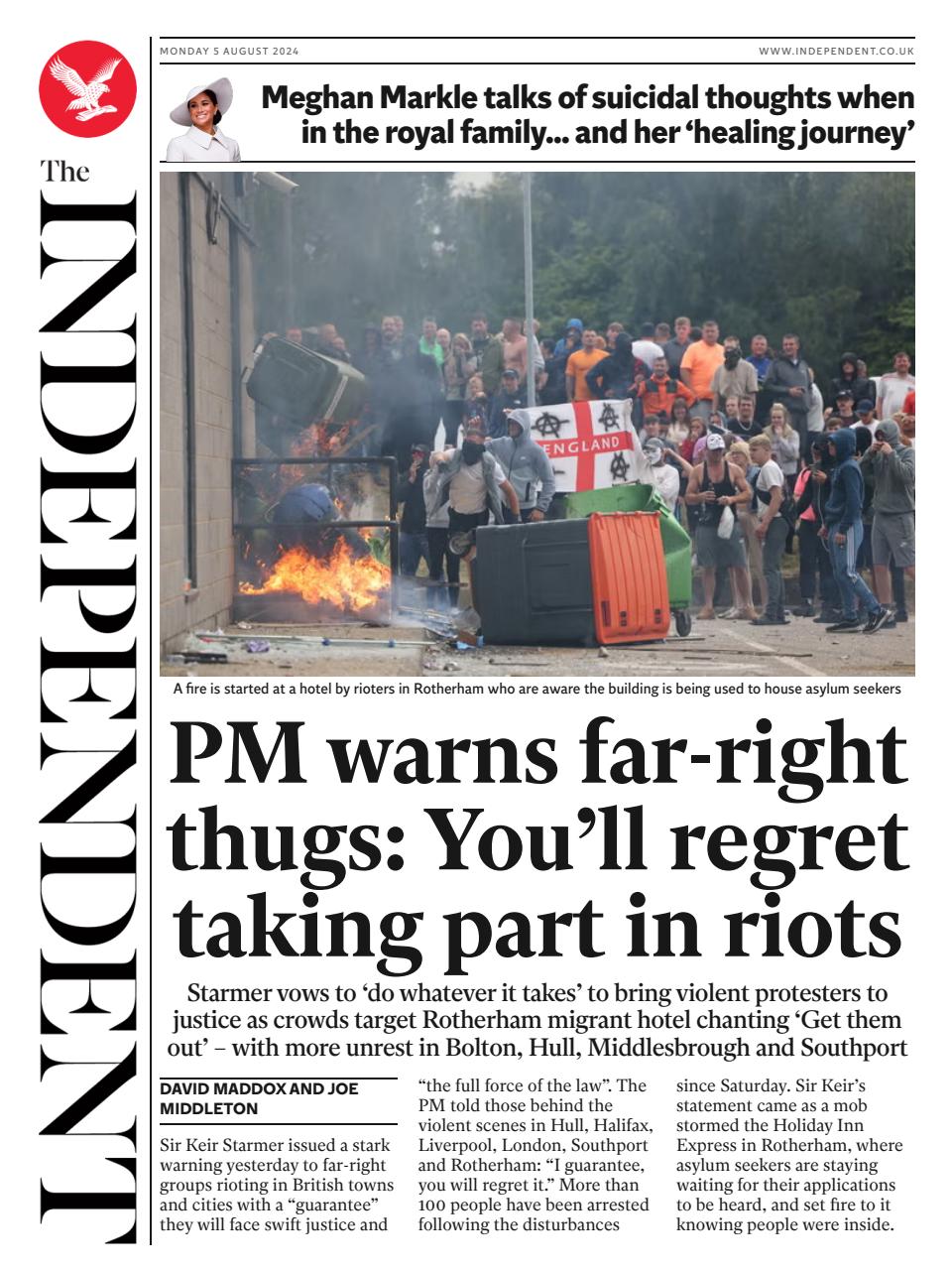 The Independent Daily Edition Newspaper Preview Pages