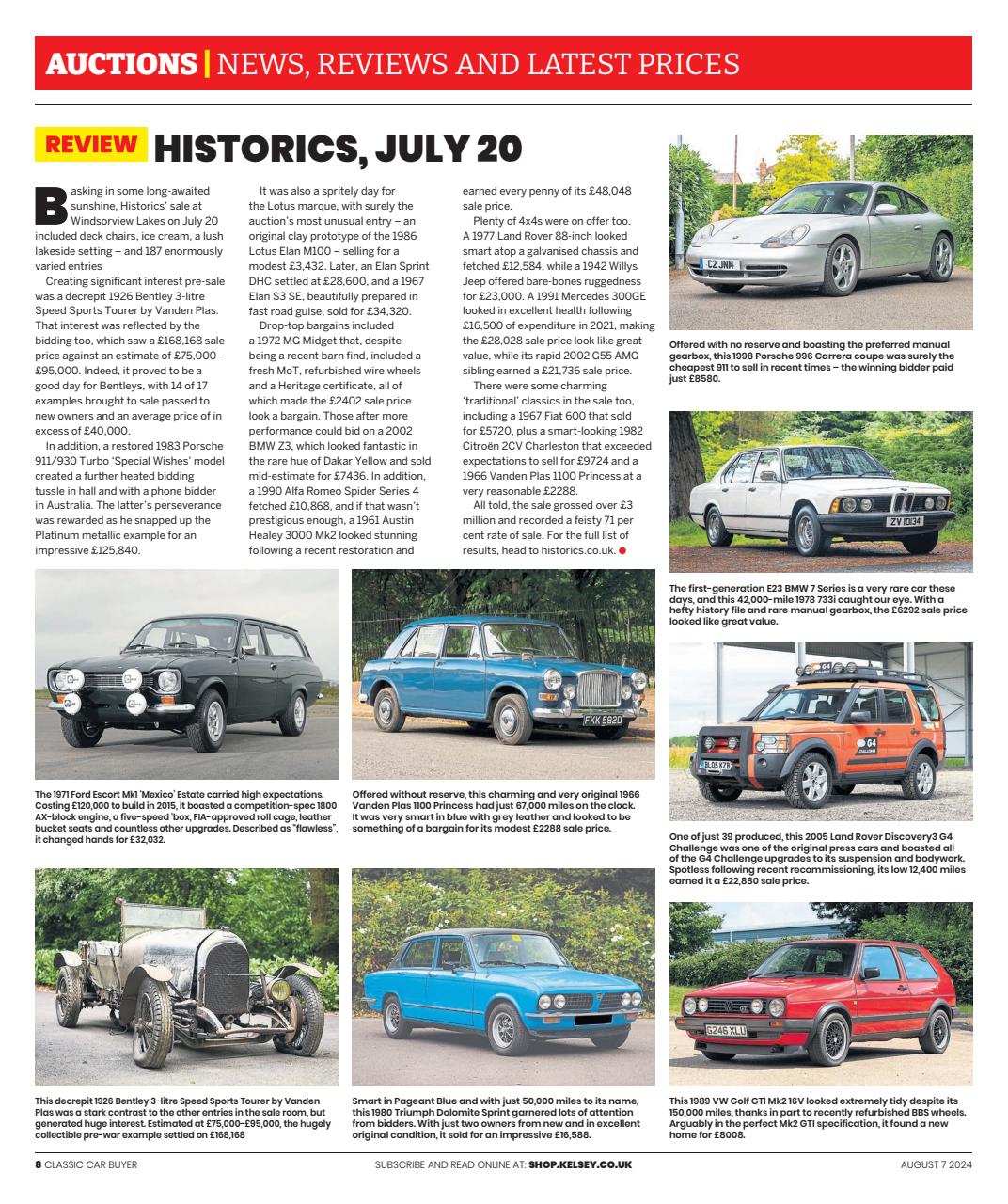 Classic Car Buyer Preview Pages