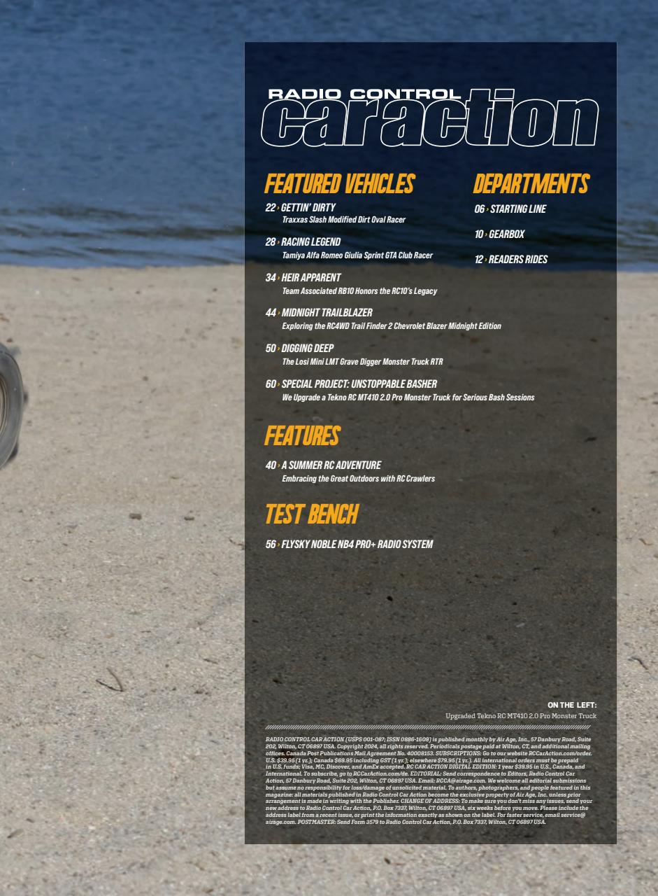 RC Car Action Preview Pages