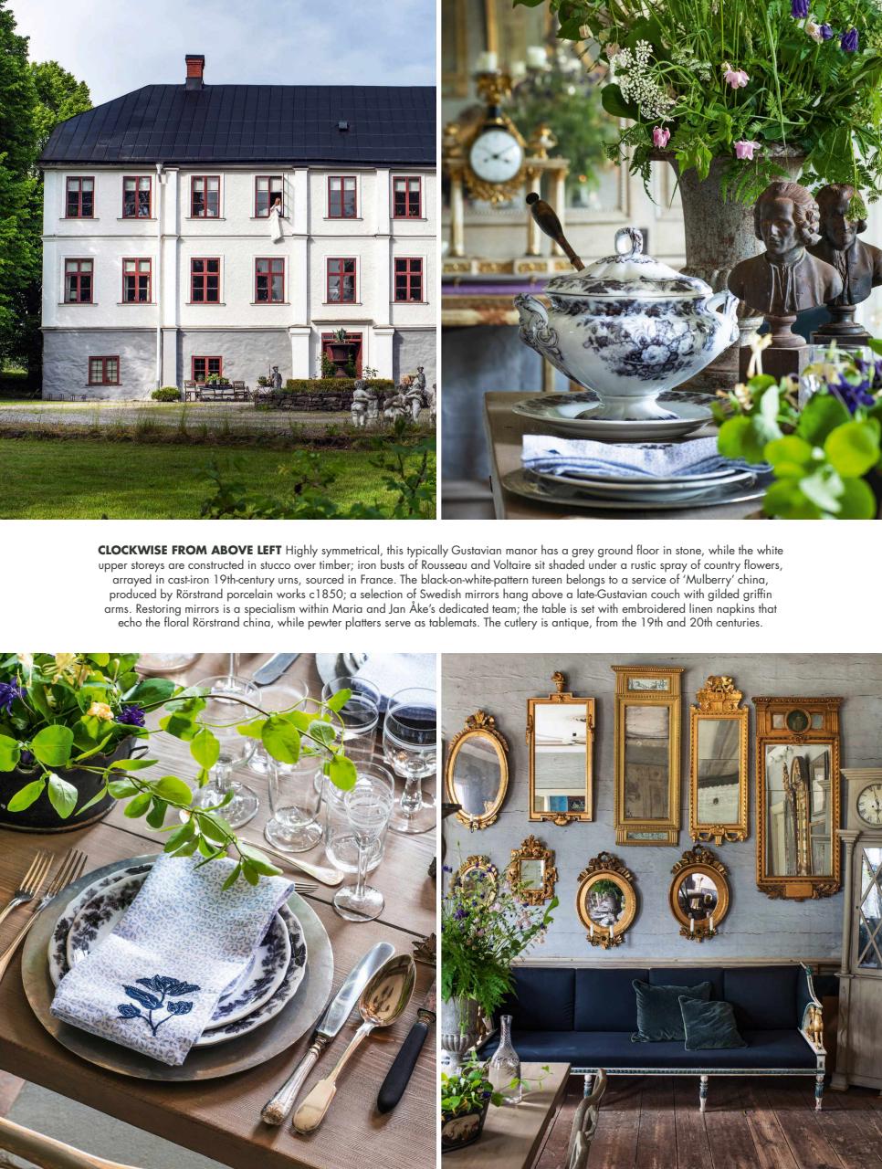 Homes & Antiques Magazine Preview Pages