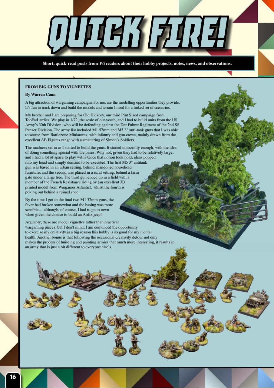 Wargames Illustrated Preview Pages