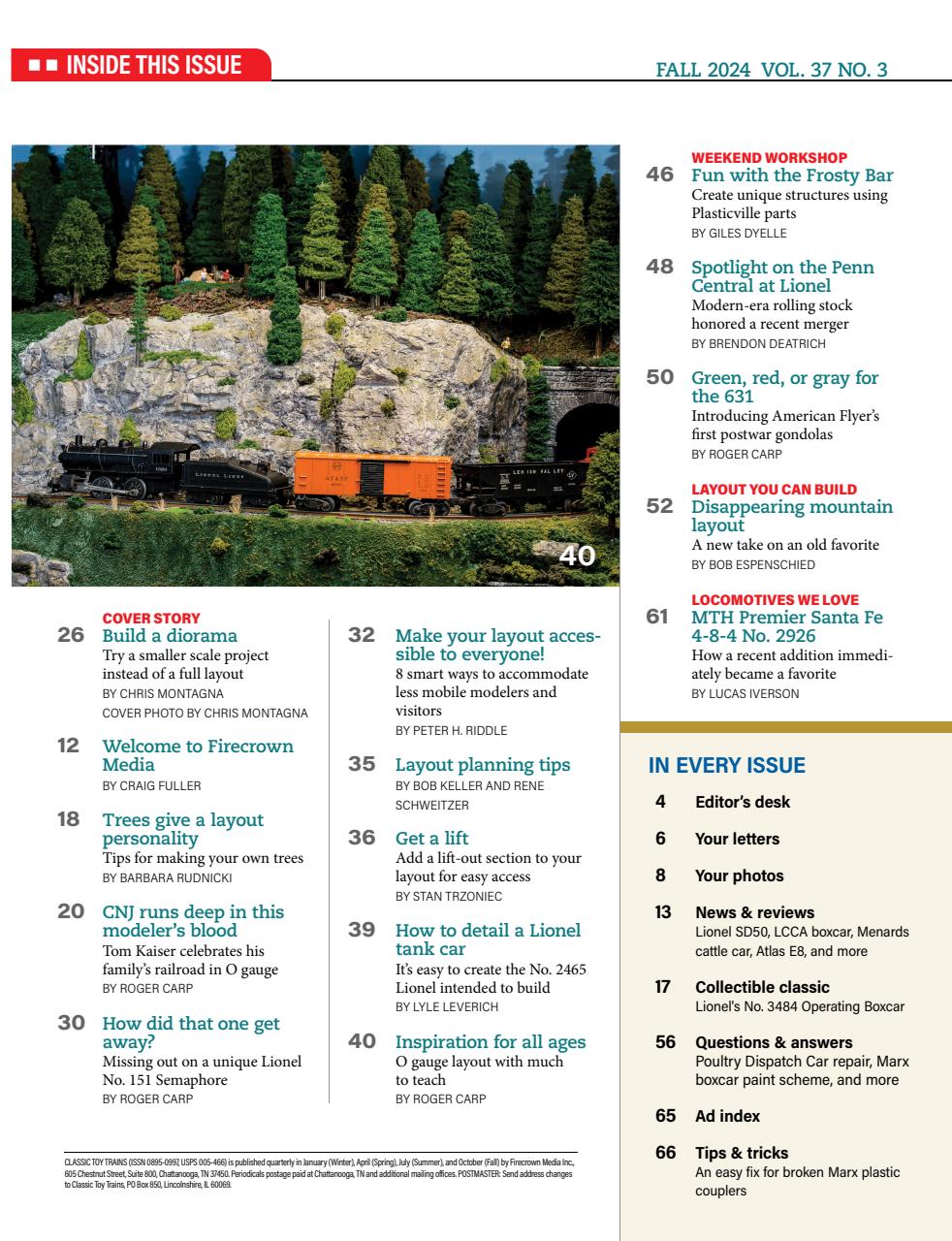 Classic Toy Trains Preview Pages