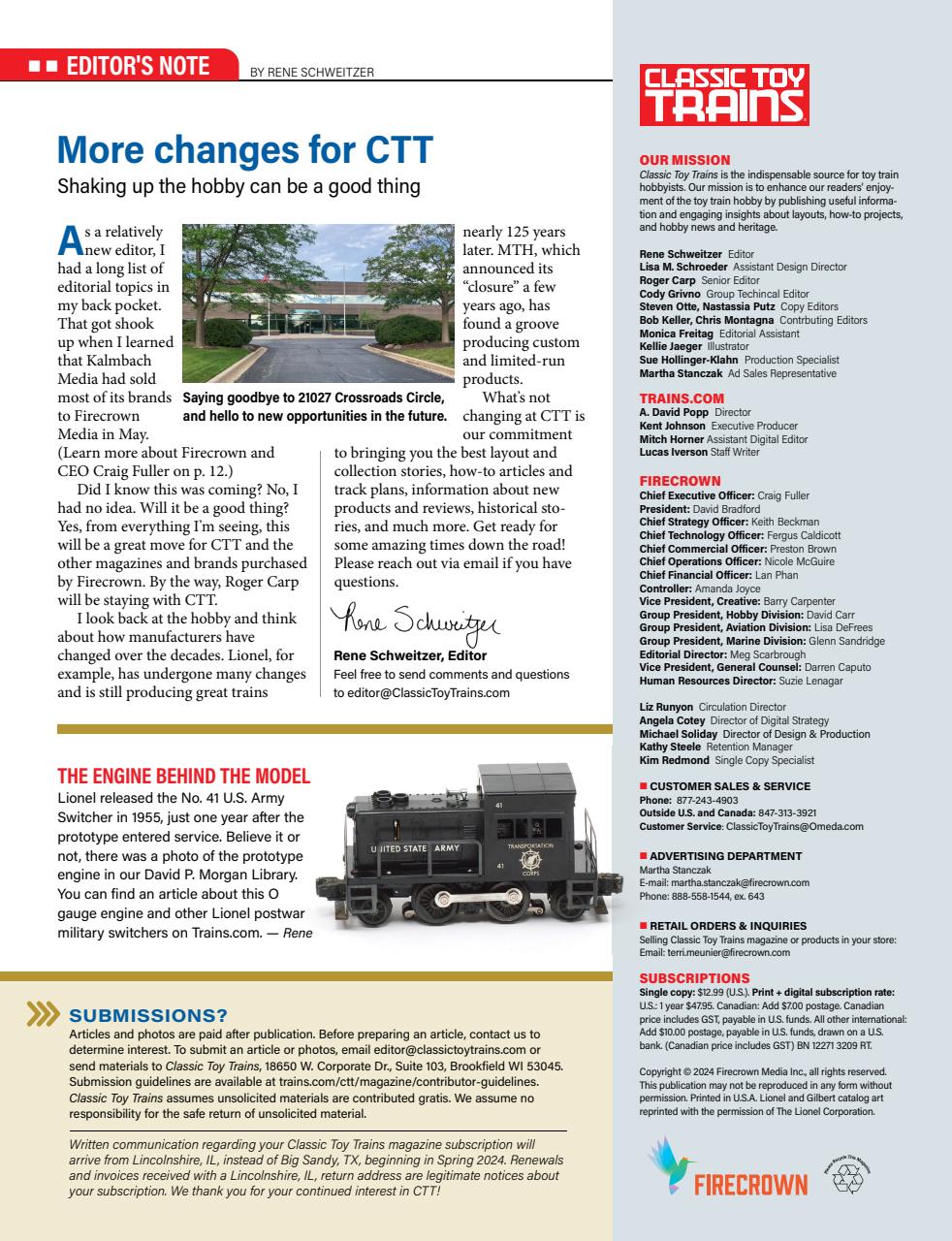 Classic Toy Trains Preview Pages