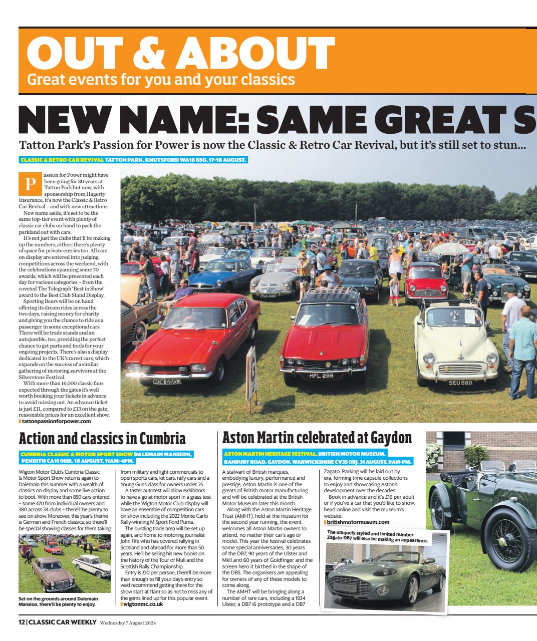 Classic Car Weekly Preview Pages